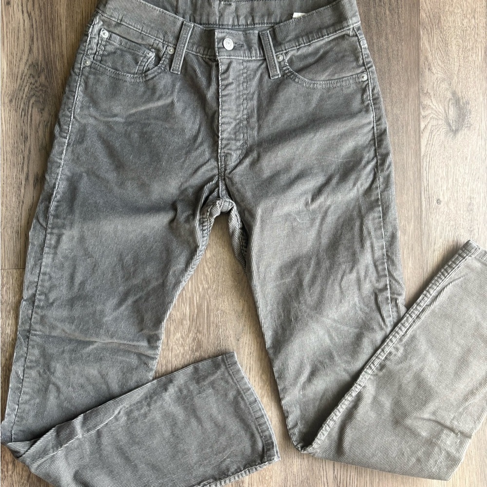 Gray Levi’s 511 Slim Corduroy Jeans W30 L32